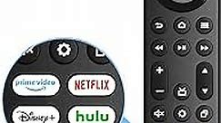 Replacement Remote Control for All Insignia TV/ToshibaTV/Pioneer TV, AMZ Omni TV/4-Series Smart TVs, with 4 Shortcut Keys (Not for TV Stick and Box)