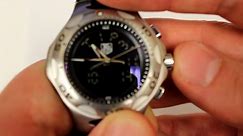 How to set a TAG Heuer Kirium Formula 1 CL111A watch and use the functions