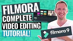 Wondershare Filmora - QUICK START Video Editing Tutorial!