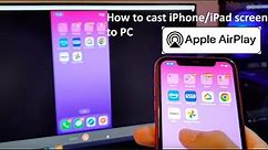 How to cast iPhone/iPad screen to PC for FREE 2023