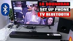 LG Soundbar with Wireless Subwoofer Set up and How to Connect to TV With Bluetooth!!