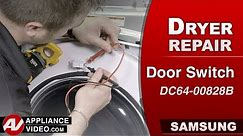 Samsung Dryer - Display Reads Door Open - Door Switch Repair and Diagnostic