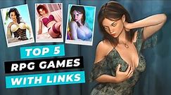 Top 5 Adult Games For Android & P/C || Top 5 RPG Adult Games Of 2022 || With Links