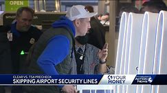 CLEAR moving people through TSA checkpoint at Pittsburgh airport