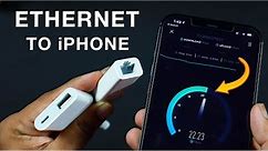 How to use Ethernet on iPhone! (2021)