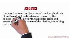 JOUISSANCE | Jacques Lacan