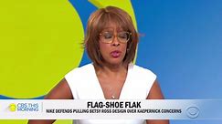 Nike defends pulling Betsy Ross flag shoes