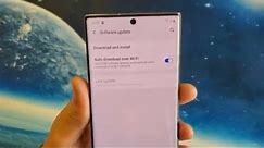 Galaxy Note 10 Plus: How to Update System Software to Latest Version