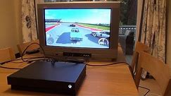 Xbox One X working on a CRT Television