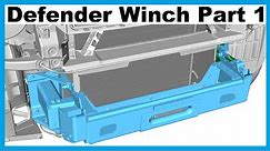 Land Rover Defender 2020 Winch Bumper Install Part 1 - Unboxing & Front End Strip Down