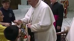 Pope Francis Meets Children Taking Part in ‘I Can’ Event