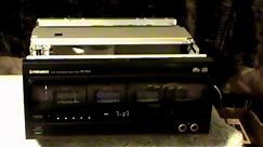 A look inside a 1990's Vintage Pioneer PD-F904 100 CD Changer