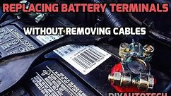 Changing Battery Terminals WITHOUT Removing Cables - HD - DIYautotech