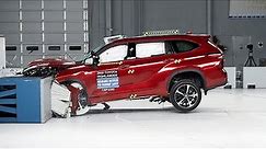 2022 Toyota Highlander updated moderate overlap IIHS crash test
