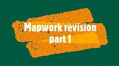 Gr 12: Mapwork revision part 1