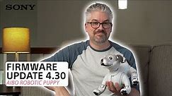 Sony | aibo™ Robotic Puppy – 4.30 Update Overview