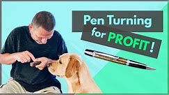 How to Make a Pen for Profit || Pen Turning for Beginners