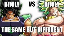 Characteristic Comparison | DBZ Broly VS DBS Broly