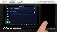 How To - Bluetooth Settings Menu on Pioneer AVH-NEX In Dash Receivers 2017