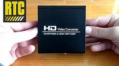 SCART to HDMI HD video converter adapter with cable