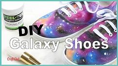 GALAXY SHOES | Try this easy crafting idea with Peel-Tek Masking fluid!
