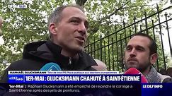 Violemment pris à parti lors d'une manifestation à Saint-Etienne, Raphaël Glucksmann réagit auprès d