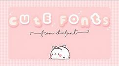 15 Cute Fonts | dafont. com (with download link)