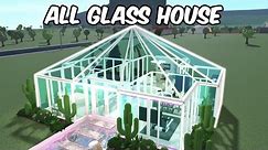 Building An ALL GLASS HOUSE in Bloxburg