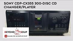 Sony CDP-CX355 300-Discs CD Changer/Player MegaStorage Jukebox Demo