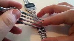 How to Adjust Casio Watch Band (A168W-1)