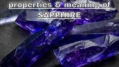 Sapphire Meaning Benefits and Spiritual Properties