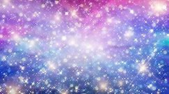 Galaxy background and pastel color.The unicorn in pastel sky with rainbow. Pastel clouds and sky with bokeh . Cute bright candy background . Fantasy Animation Background.