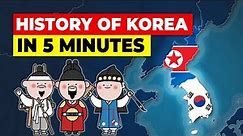 Full History of Korea in 5 Minutes