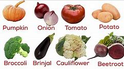 Vegetable Names in English | 30 Different types of Vegetables | Guess the Vegetable Names