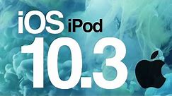 How to Update to iOS 10.3 - iPod