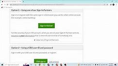 How to Login Into CRA Account? Canada Revenue Agency Sign In