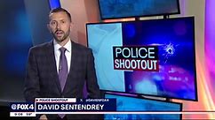 Dallas police shootout with suspect caught on camera