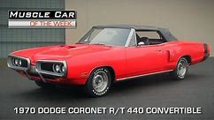1970 Dodge Coronet R/T Convertible 440 Magnum Muscle Car Of The Week Video Episode #104
