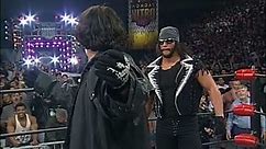 Sting Drops from the Rafters for the 1st Time! to confront Macho Man Randy Savage (WCW)