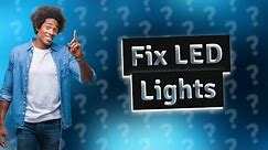 Can you fix broken LED Christmas lights?