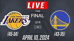 NBA LIVE! LA Lakers vs Golden State Warriors | April 10, 2024 | LA Lakers vs Golden State Warriors