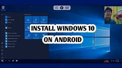 How to Install Windows 10 on Android (2024) | Cloud PC | Gaming | Windows 10 in Android | #windows10