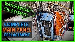 How To Replace a Main Panel or Sub Panel - Upgrading an Existing Electrical Service
