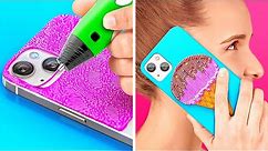 AWESOME DIY PHONE CRAFTS || Phone Accessories And Cool Phone Crafts And Hacks By 123 GO! SERIES