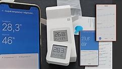 Czujnik temperatury (termometr pokojowy) i wilgotności na Bluetooth - inteligentny dom z pamięcią