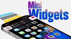 How to install interactive Mini￼ Widgets on iPhone