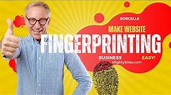 How to Make a Simple Website For a Fingerprinting Business - EASY!
