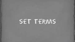 Math terms of Set