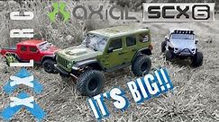 New Axial SCX6 Unboxing and First Run | Crawling, Jumping, and Speed Test | XXL RC