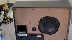Type of Speaker Inside of The Samsung model no.:ps-wk550 subwoofer